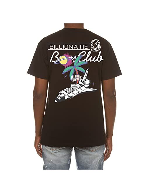 Billionaire Boys Club Clothing Men T-Shirt BB Mirage Screen Printed Short Sleeve Crew Neck Tee