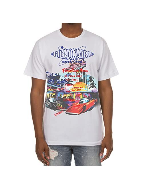Billionaire Boys Club Clothing Men T-Shirts Shorts Sleeve Cotton Shakes SS Tee