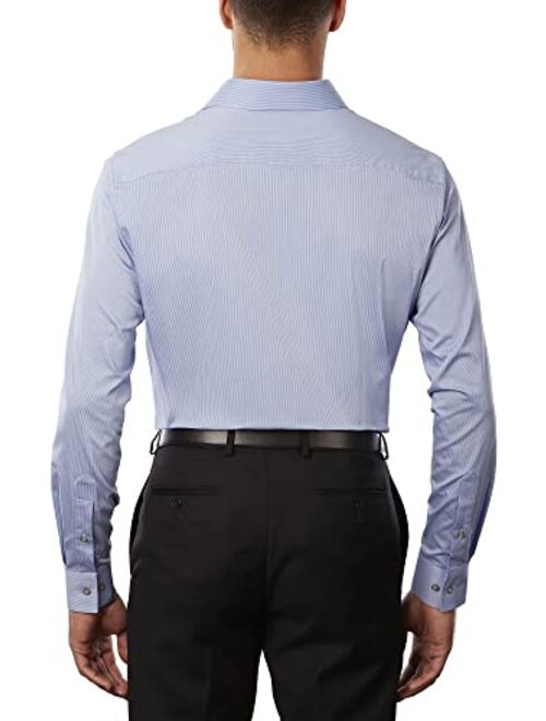 Van Heusen Men's Dress Shirt Regular Fit Flex Collar Stretch Stripe