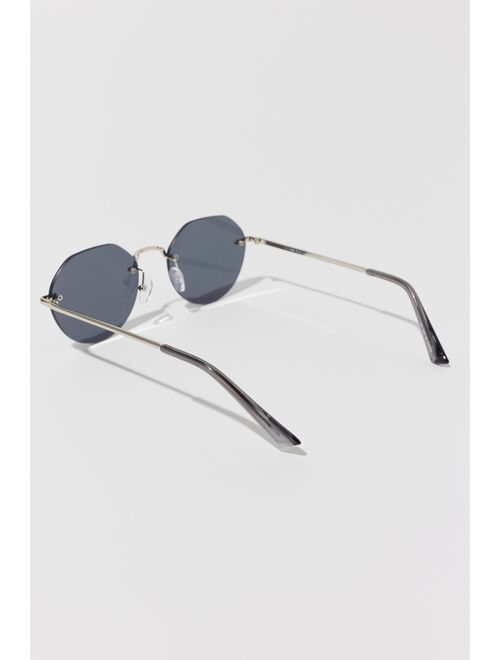 Urban outfitters Monica Rimless Hexagon Sunglasses
