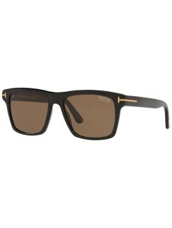 TOM FORD Men's Polarized Sunglasses, TR001361 58