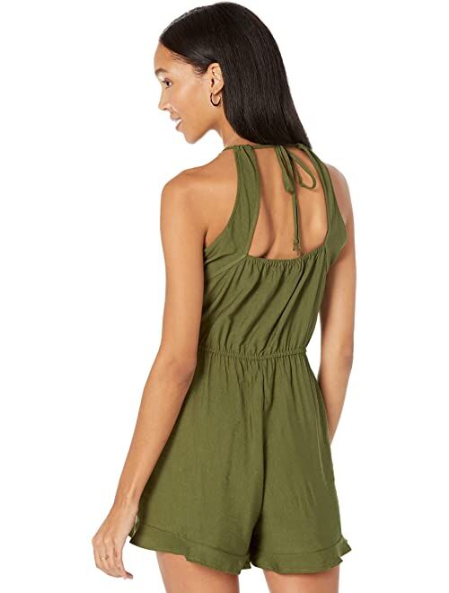 BCBGeneration Halter Neck Romper W1WX3D55