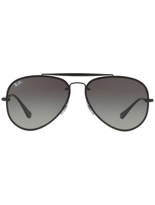 Ray-Ban Unisex Sunglasses, RB3584N 58 BLAZE AVIATOR