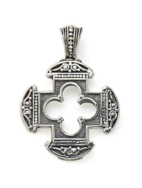 Konstantino Men's Sterling Silver Cross Pendant