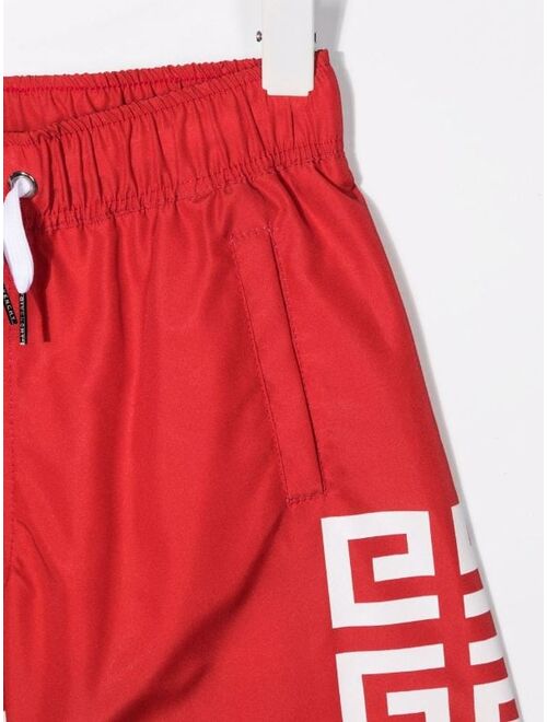 Givenchy Kids logo-print swim shorts