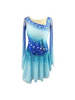 LIUHUO Ice Figure Skating DressGirls Ballet Costumes Women Custom Kids Handmade Stage