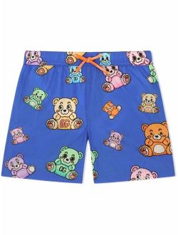 Kids teddy bear swim shorts