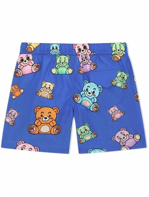 Dolce & Gabbana Kids teddy bear swim shorts
