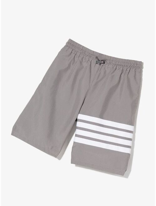 Thom Browne Kids stripe-detail swim shorts