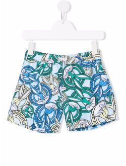 Buggs-Bunny print swim shorts