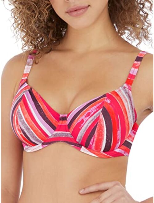 Freya Women's Standard Bali Bay Underwire Plunge Bikini Top