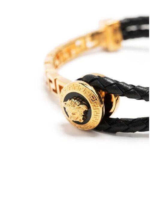 Versace greek key rope bracelet