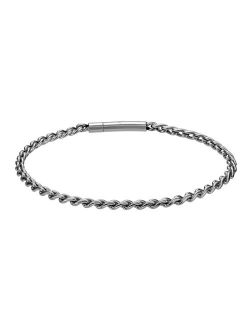 Men's Stainless Steel 3 mm Rope Chain Bracelet