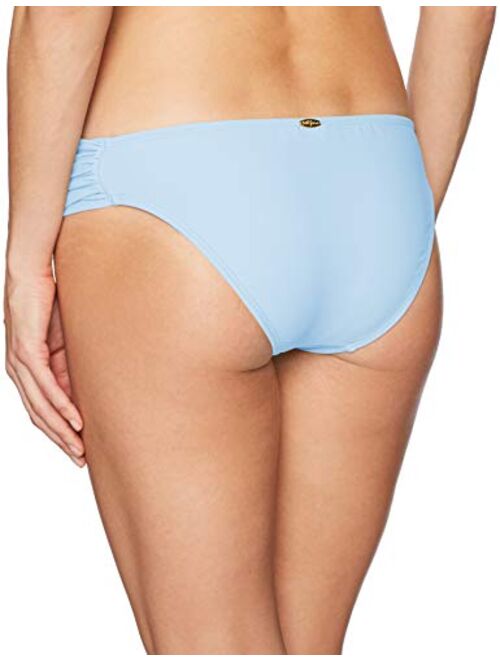 Luli Fama Women's Standard Cosita Buena Scrunch Panty Full Back Bikini Bottom Swimwear