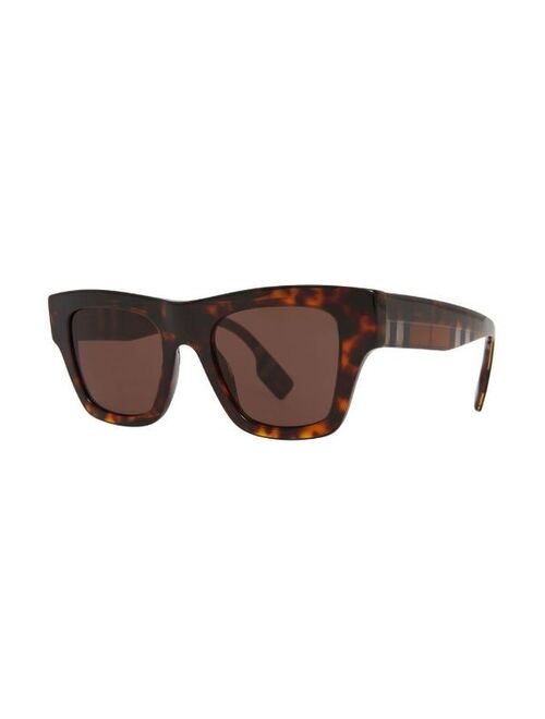 Burberry tortoiseshell-effect square-lens sunglasses