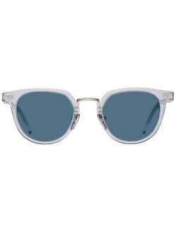 Eyewear round-frame tinted sunglasses