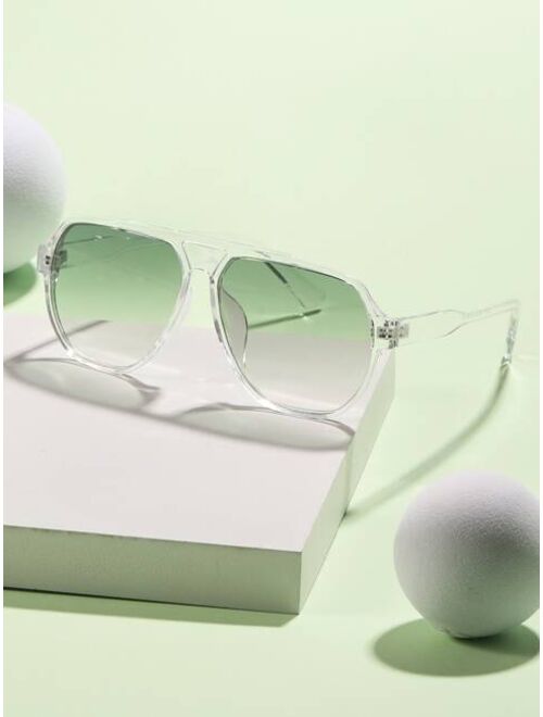 Shein Men Ombre Lens Fashion Glasses