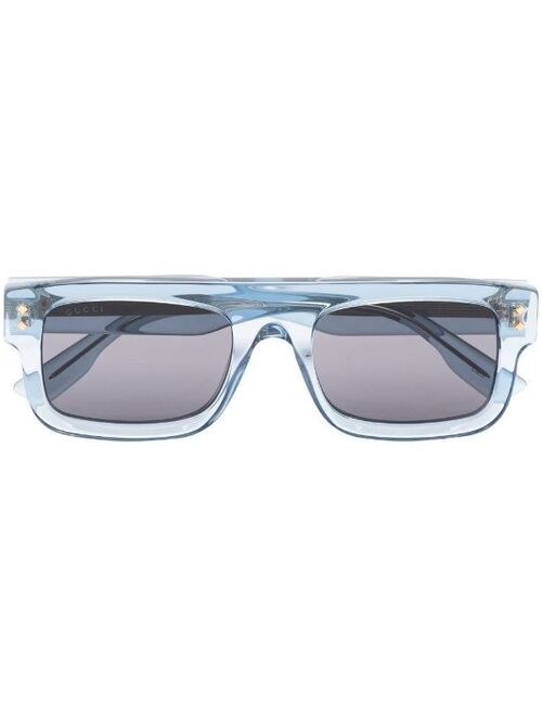 Gucci Eyewear clear square-frame sunglasses