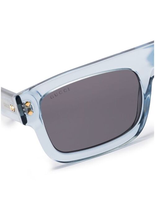 Gucci Eyewear clear square-frame sunglasses