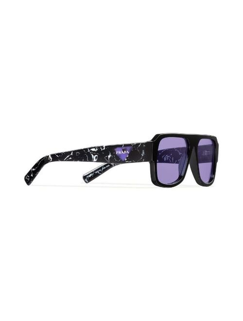 PRADA EYEWEAR pilot-frame sunglasses