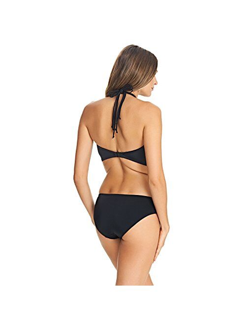 Freya Women's Standard Macrame Molded Bandeau Underwire Bikini Top