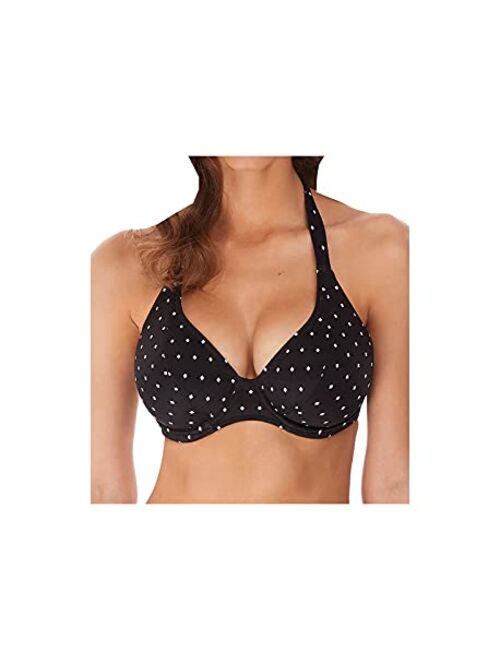 Freya Women's Standard Jewel Cove Underwire Halter Bikini Top