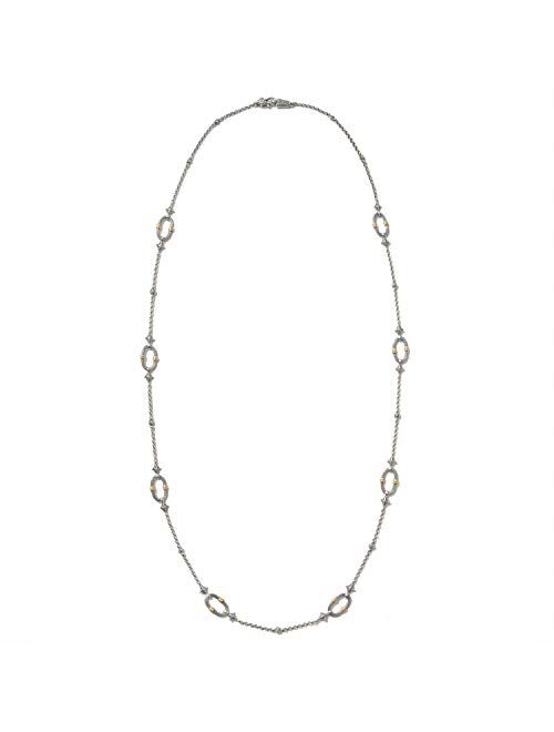 Konstantino Womens' Sterling Silver & 18K Gold Necklace