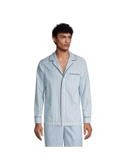 Big & Tall Lands' End Broadcloth Pajama Sleep Shirt