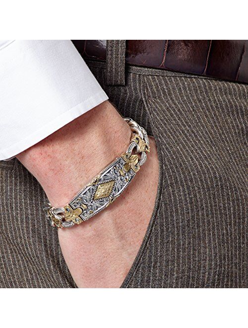Konstantino Men's Sterling Silver & Bronze Bracelet