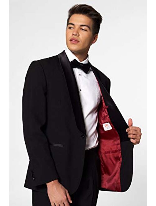 Opposuits Tuxedos for Men in Weddings, Christmas, or Parties | Comes with Pants, Jacket and Bow tie