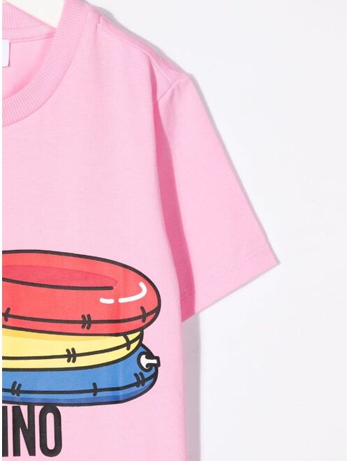 Moschino Kids teddy bear-motif T-shirt
