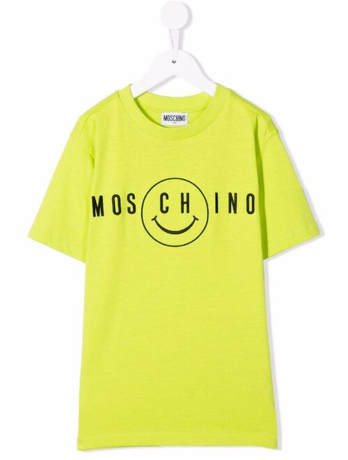 MOSCHINO KIDS logo-print T-shirt