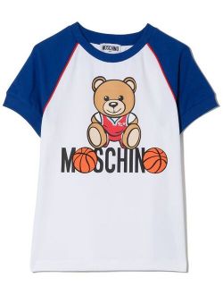 KIDS Teddy Bear logo-print T-shirt