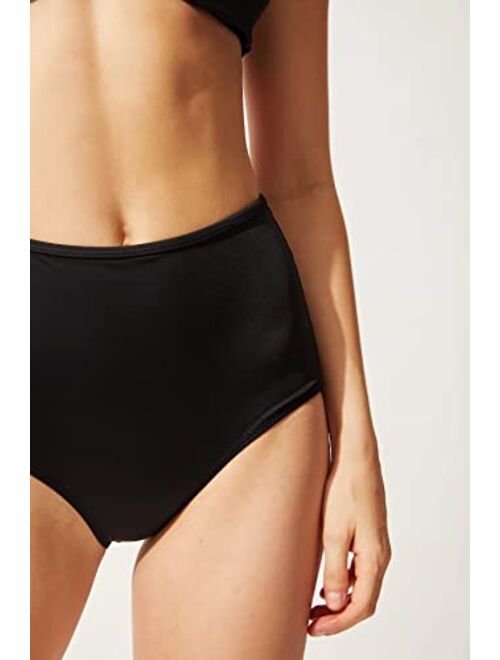 Solid & Striped Women's Bikini Bottom | The Brigitte Bottom | Black |