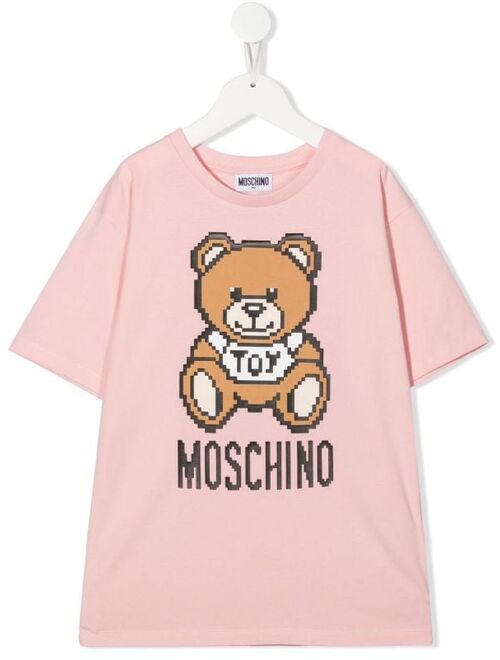 Moschino Kids toy-bear print T-shirt
