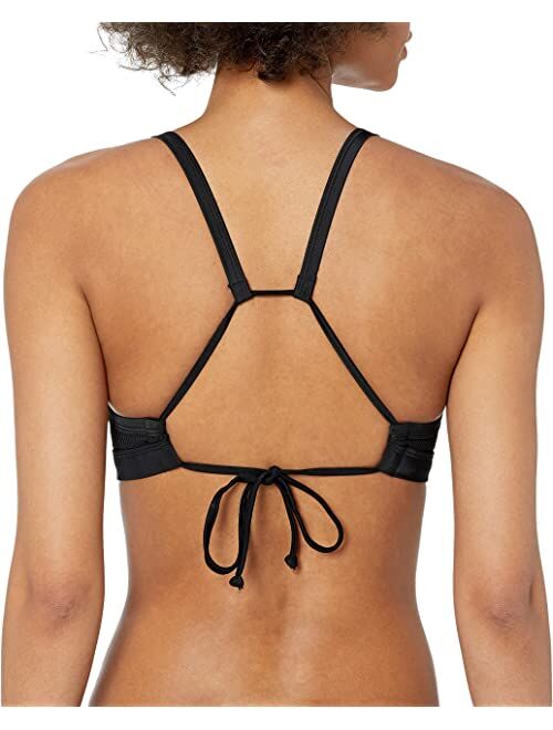 Body Glove Women's Drew D, Dd, E, F Cup Bikini Top Swimsuit with Adjustable Tie Back