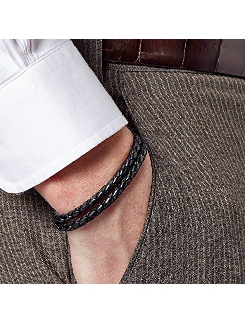 Tateossian Men's Chelsea Eco-Leather Bracelet