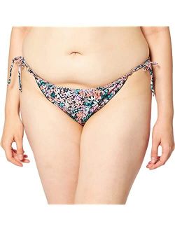 Women's Standard Brasilia Tie Side Cheeky Bikini Bottom Swimsuit
