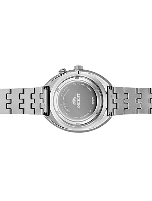 Orient Men's Japanese Automatic Watch with Stainless Steel Strap, Silver, 20 (Model: RA-AA0E04Y09B)