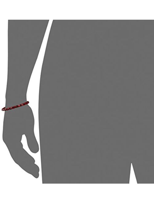 Tateossian Men's Scoubidou Single Leather Wrap Bracelet