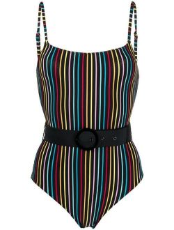 Solid & Striped The Nina stripe-print swimsuit