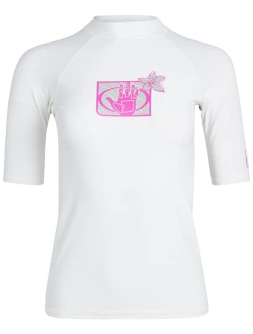 Body Glove Women's Rash Guard - UPF 50+ Quick Dry Fitted Short Sleeve Swim Shirt (S-XXL)