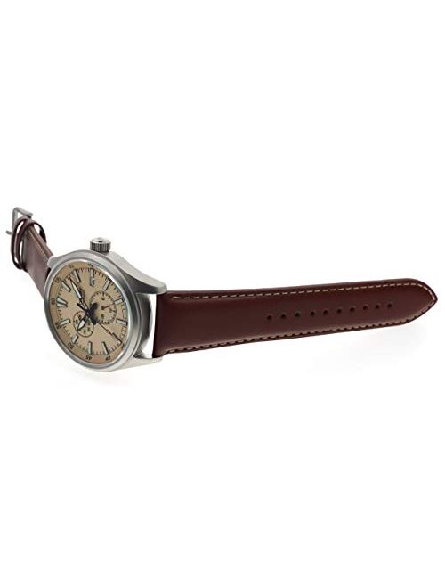 Orient Men's Stainless Steel Automatic Watch with Leather Strap, Brown, 15 (Model: RA-AK0405Y10B)