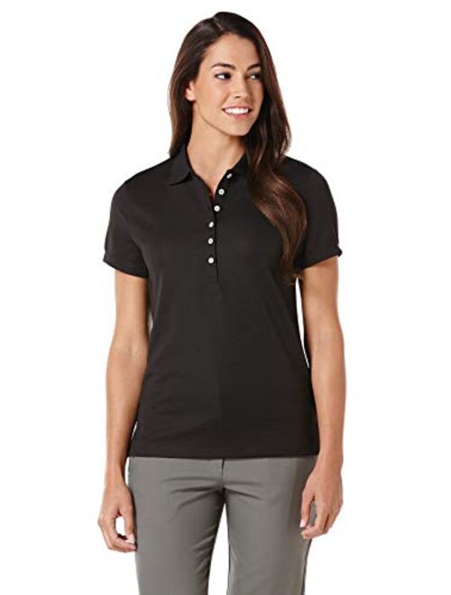 Callaway Women's Short Sleeve Ottoman Performance Golf Polo with Sun Protection (Size Small-3x