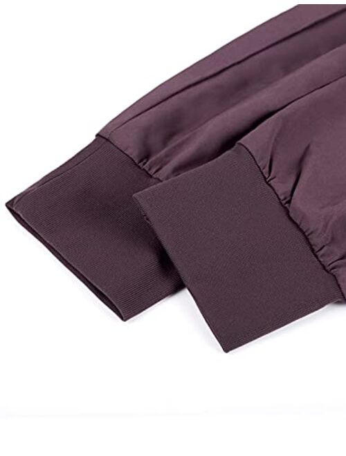 CRZ YOGA Women's Lightweight Workout Joggers 27.5" - Travel Casual Outdoor Running Athletic Track Hiking Pants with Pockets