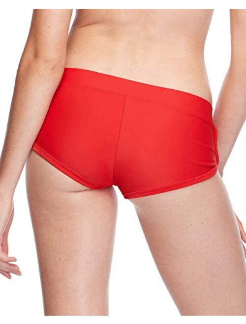 Body Glove Women's Standard Smoothies Sidekick Solid Sporty Bikini Bottom Swimsuit Short