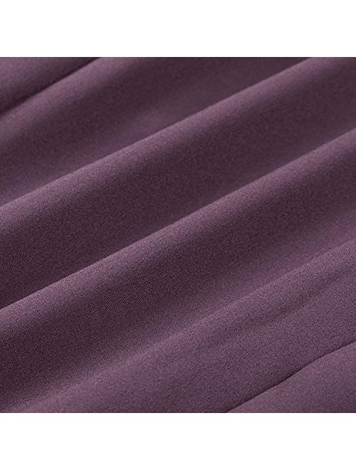 CRZ YOGA Women's Lined Double Layer Athletic Joggers with Zipper Pockets Comfy Lounge Workout Pants with Elastic Waist