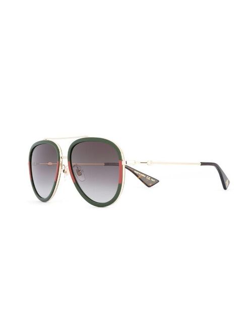 GUCCI EYEWEAR pilot-frame sunglasses