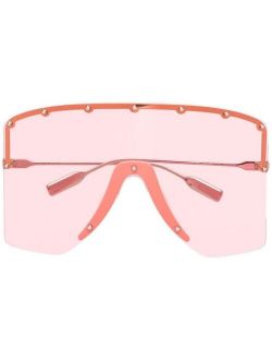 Eyewear tinted visor sunglasses
