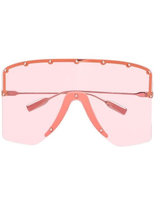 Gucci Eyewear tinted visor sunglasses